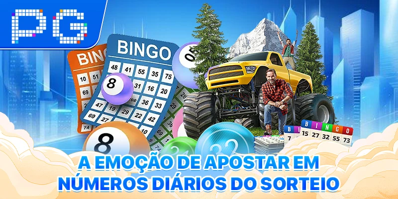 A emoção de apostar em números diários do sorteio