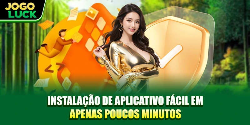 Instalação de aplicativo fácil em apenas poucos minutos
