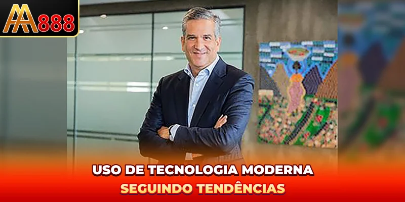 Uso de tecnologia moderna seguindo tendências